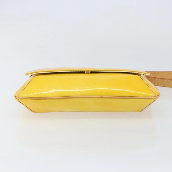 LOUIS VUITTON Monogram Vernis Thompson Street Bag Lime Yellow M91071 Auth gh1370 - Picture 6 of 16